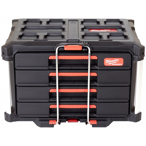Milwaukee PACKOUT box na náradie so 4 zásuvkami 4932493189