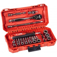 Milwaukee Sada 1/4" račňe, skrutkovača a nástrčných kľúčov 4932498381