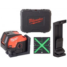 Milwaukee M12 CLLP-301C Kombinovaný krížový líniovo-bodový laser,bez aku, kufor 4933478101