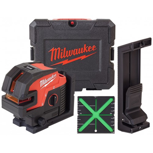 Milwaukee M12 CLL4P-0C Krížový líniový laser so 4 bodmi, bez aku, kufor 4933479202 Milwaukee M12 CLL4P-0C Krížový líniový laser so 4 bodmi, bez aku, kufor 4933479202