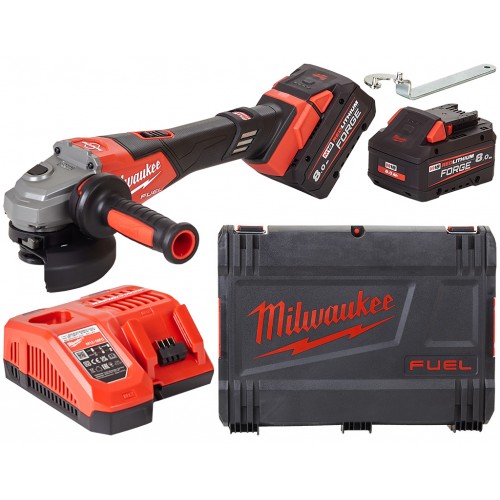 Milwaukee M18 FHSAG125XB2-802X Aku uhlová brúska 125mm (18V/2x 8,0Ah/HD BOX) 4933493416 Milwaukee M18 FHSAG125XB2-802X Aku uhlová brúska 125mm (18V/2x 8,0Ah/HD BOX) 4933493416