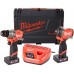 Milwaukee M12 FUEL Sada M12FPP2X2-402X: M12 FPD2-0 + FCIWF12G3 (12V / 2x 4,0Ah)