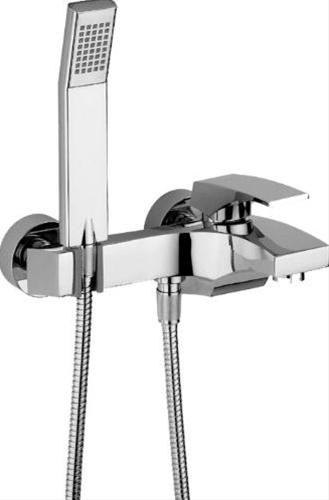 FONTE DOMINO vaňová batéria so sprchou as držiakom, matný chróm DOM026MC
