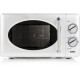 DOMO Mikrovlnná rúra retro (25L/900 W) biela DO3125