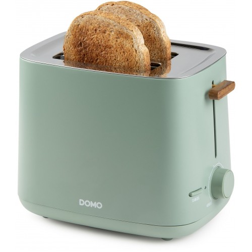 DOMO WOOD YOU Hriankovač na 2 hrianky 1000 W, zelený DO973T