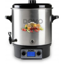 DOMO Zavárací hrniec, nerez s LCD - 2 otvory - plastový kohút DO42328PC