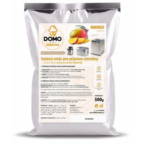 DOMO Zmes na výrobu zmrzliny s príchuťou manga - DV-MANGO