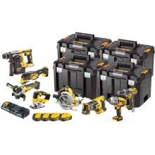 DeWALT DCK865P4T Aku Kombo sada 18V XR 4 x 5Ah TSTAK kufor