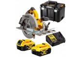 DeWALT DCS572P2 Aku kotúčová píla 184mm XR 18V (2x5,0Ah) kufor Tstak
