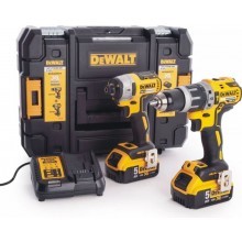 DeWALT DCK266P2 Combo sada vrtačka rázový utahovák 1/4" (18V/2x5,0Ah) s kufrem Tough