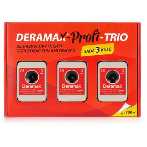 Deramax-Profi-Trio Sada 3ks repelentov a príslušenstvo 0180 Deramax-Profi-Trio Sada 3ks repelentov a príslušenstvo 0180