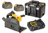 DeWALT DCS520T2 Aku ponorná kotúčová píla XR FlexVolt (165mm/54V/2x2,0Ah) Tstak