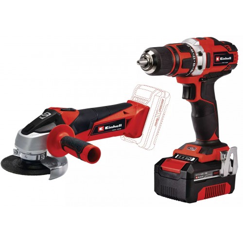 Einhell TE-TK 18/2 Li Kit (CD+AG) Sada náradia Aku skrutkovač + Aku uhlová brúska 4257240