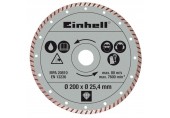 Einhell Diamantový kotúč TURBO 200x25,4 mm na dlaždice 4301175