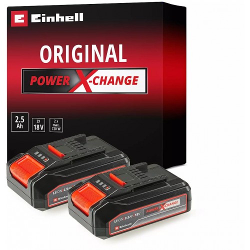 Einhell 2×18V 2,5Ah PXC-Twinpack CB Batérie 4511524 Einhell 2×18V 2,5Ah PXC-Twinpack CB Batérie 4511524