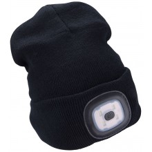 EXTOL LIGHT čiapka s čelovkou 45lm, nabíjací, USB,černá, univerzálna veľkosť 43199
