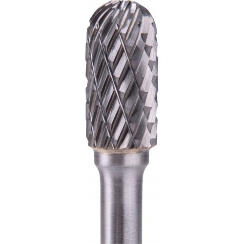 EXTOL INDUSTRIAL fréza karbidová, valcová s guľovým čelom, pr.10x20mm / stopka 6mm 8703724