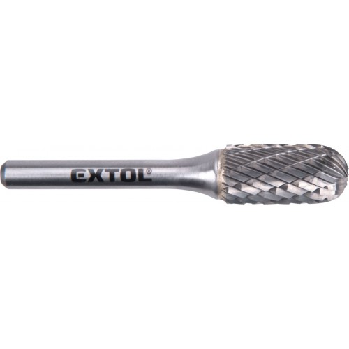 EXTOL INDUSTRIAL fréza karbidová, valcová s guľovým čelom, pr.12x25mm / stopka 6mm 8703725 EXTOL INDUSTRIAL fréza karbidová, valcová s guľovým čelom, pr.12x25mm / stopka 6mm 8703725