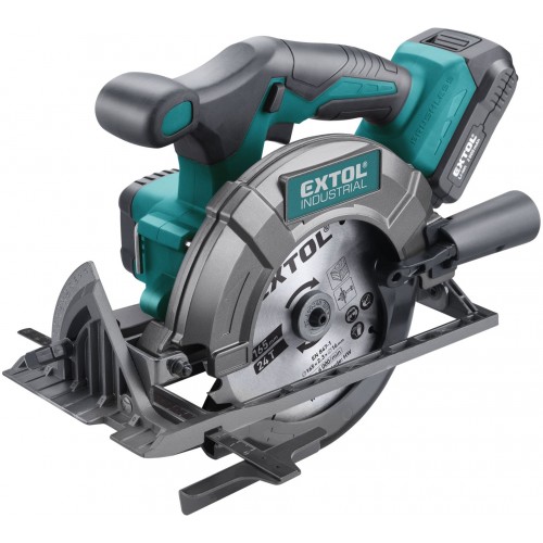 EXTOL INDUSTRIAL píla kotúčová aku SHARE20V, 165mm, BRUSHLESS, 20V Li-ion, 2000mAh 8791822