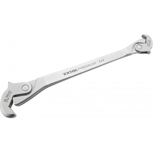 EXTOL PREMIUM kľúč multifunkčné samonastaviteľný obojstranný, 8-17 / 14-32mm, CrV 8816342