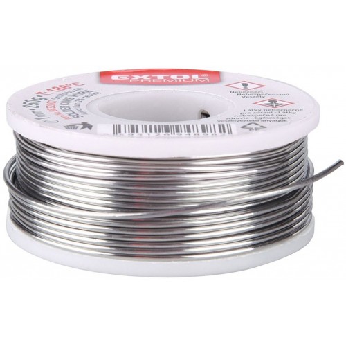 EXTOL PREMIUM drôt spájkovacia trubičkový Sn60 / PB40, Ř1mm, 100g 8832003 EXTOL PREMIUM drôt spájkovacia trubičkový Sn60 / PB40, Ř1mm, 100g 8832003