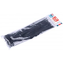 EXTOL PREMIUM pásky sťahovacie čierne, rozpojiteľné, 400 x 7,2 mm,100ks,nylon PA66 8856261