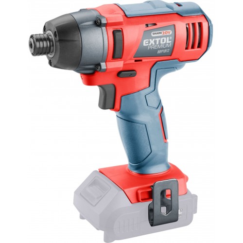 EXTOL PREMIUM uťahovák rázový 1/4 "aku SHARE20V, 20V Li-ion,bez batérie a nabíjačky8891813 EXTOL PREMIUM uťahovák rázový 1/4 "aku SHARE20V, 20V Li-ion,bez batérie a nabíjačky8891813