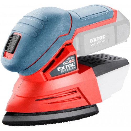 EXTOL PREMIUM brúska vibračná delta aku SHARE20V,20V Li-ion,bez batérie a nabíjačky8891845 EXTOL PREMIUM brúska vibračná delta aku SHARE20V,20V Li-ion,bez batérie a nabíjačky8891845