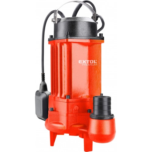EXTOL PREMIUM čerpadlo ponorné kalové s rezacím hlavou, 1100W 8895041