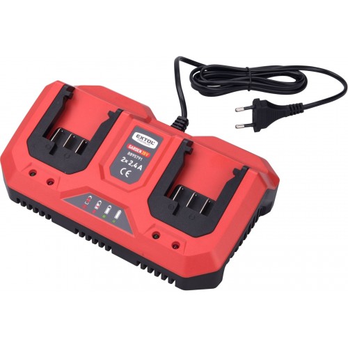 EXTOL PREMIUM nabíjačka GARDEN20V, 2x2,4A 8895791
