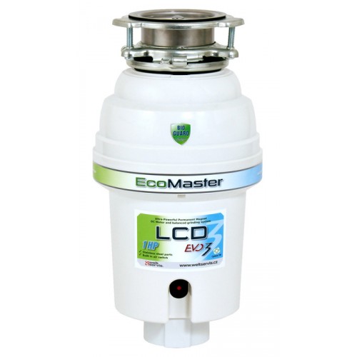EcoMaster LCD EVO3 drvič kuchynského odpadu 001010005