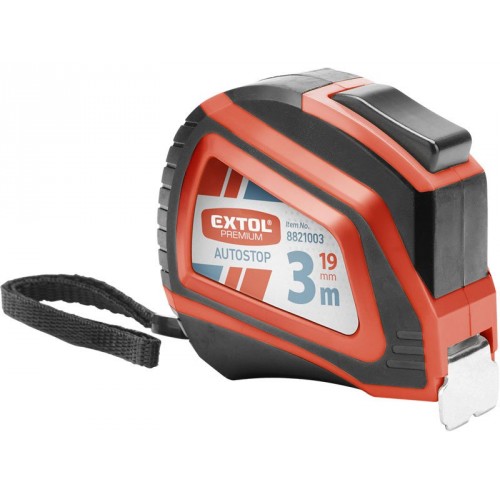 EXTOL PREMIUM meter zvinovací, 7,5 m, 7,5 m, š. Pásky 25mm 8821007