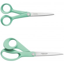 Fiskars Inspiration Mint Sada nožníc (17 cm & 21 cm) 1084006