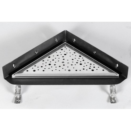 TRIANGL nerezový kanálik s krycím roštom, k stene 293x293mm