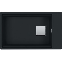 Franke Kubus 2 KNG 110-62, 760x460 mm, fragranitový drez, Matná čierna 125.0627.321