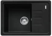 Franke Malta BSG 611-62, 620x435 mm, fragranitový drez, Matná čierna 114.0661.515
