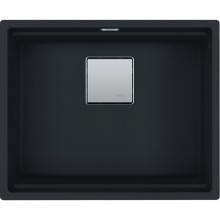 Franke Kubus 2 KNG 110-52, 560x460 mm, Fragranitový dřez, Matná černá 125.0670.898
