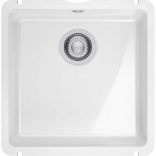 Franke Glacier KXK 110-41, 445x454 mm, Keramický drez, Biela 126.0735.128