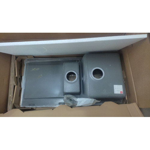 VÝPREDAJ Franke Maris MRG 651, 970x500mm, granitový drez, sivý 114.0120.253 ZNEČISTENÉ VÝPREDAJ Franke Maris MRG 651, 970x500mm, granitový drez, sivý 114.0120.253 ZNEČISTENÉ