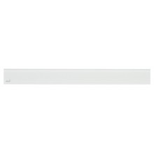 ALCAPLAST GLASS - Rošt pre líniový podlahový žľab 750mm (sklo biele) GL1200-750