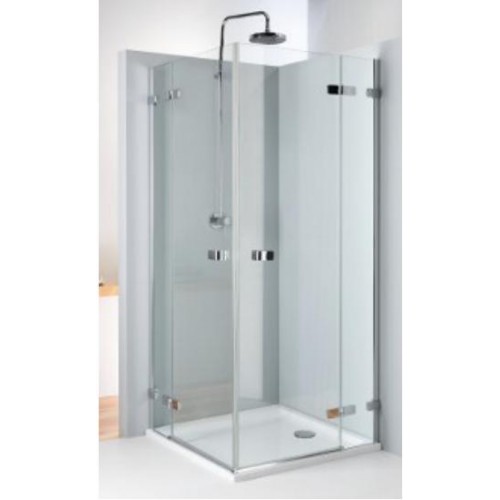 KOLO Next štvorcový sprchovací kút 90 x 90 cm, krídlové dvere otvírané mimo HKDF90222003