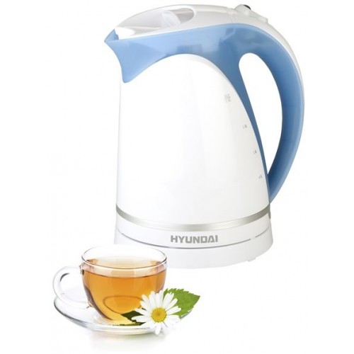 HYUNDAI VK 608 B Rýchlovarná kanvica, bielo-modrá HYUNDAI VK 608 B Rýchlovarná kanvica, bielo-modrá