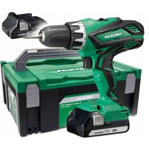 HIKOKI (Hitachi) DV18DJLWQZ Aku príklepový skrutkovač (18V/2x3Ah) HitBOX HIKOKI (Hitachi) DV18DJLWQZ Aku príklepový skrutkovač (18V/2x3Ah) HitBOX