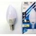 INQ LED žiarovka, E14svíč.9W B37, teplá biela IN714012