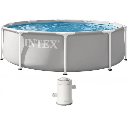 INTEX PRISM FRAME Okrúhly bazén 305 × 76 cm s kartušovou filtráciou 220-240V 26702ND