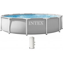 INTEX PRISM FRAME Okrúhly bazén 366 × 76 cm s kartušovou filtráciou 220–240V 26712ND