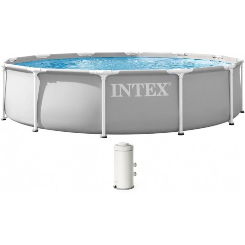 INTEX PRISM FRAME Okrúhly bazén 366 × 76 cm s kartušovou filtráciou 220–240V 26712ND