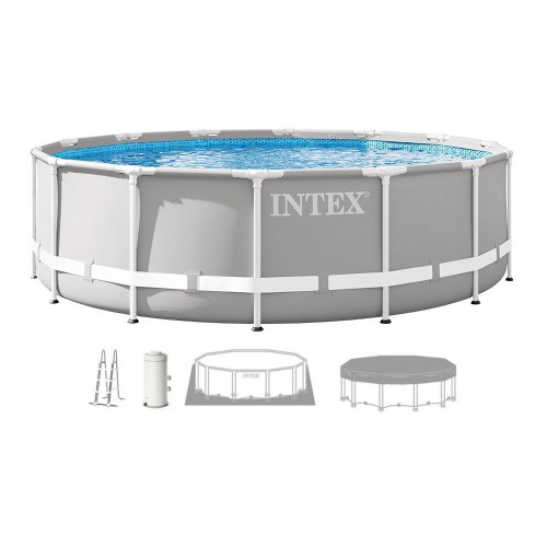 INTEX PRISM FRAME Okrúhly bazén 427 × 107 cm s kartušovou filtráciou 220–240V 26720NP INTEX PRISM FRAME Okrúhly bazén 427 × 107 cm s kartušovou filtráciou 220–240V 26720NP