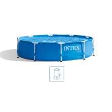INTEX METAL FRAME Bazén 305 × 76 cm s filtráciou 12V 28202GN