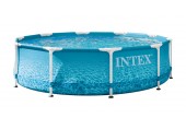 INTEX METAL FRAME BEACHSIDE Bazén 305 × 76 cm 28206NP